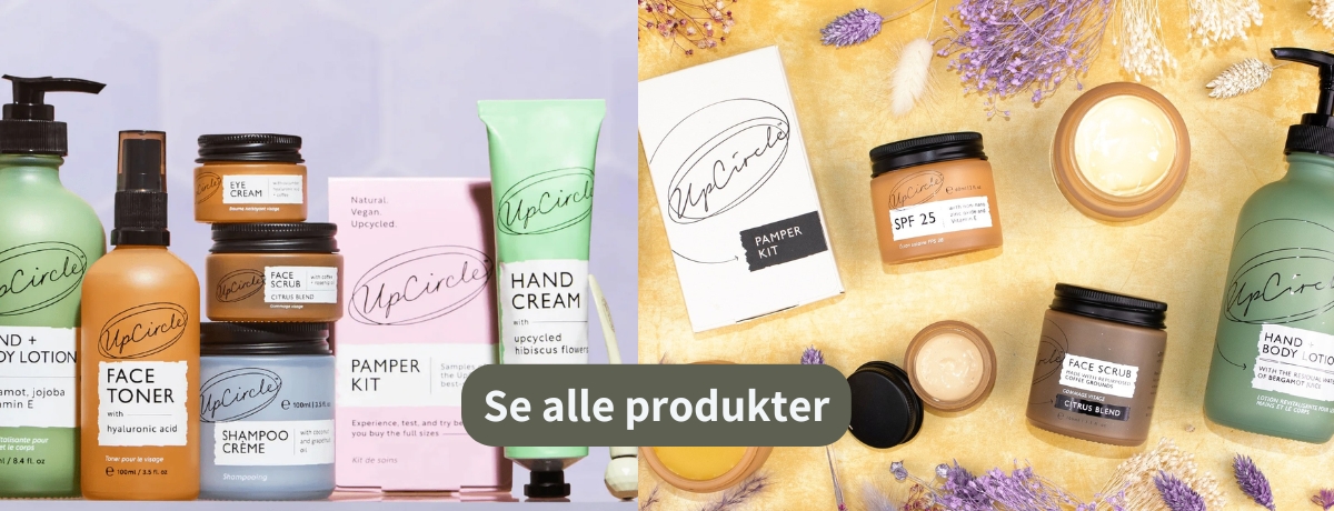 Oppsirkulerte produkter fra Upcircle hos Menti Verdi