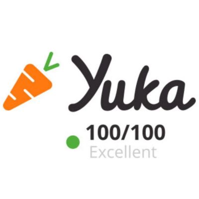 Logo for sertifisering innen hudpleie og kosmetikk: Yuka Excellent
